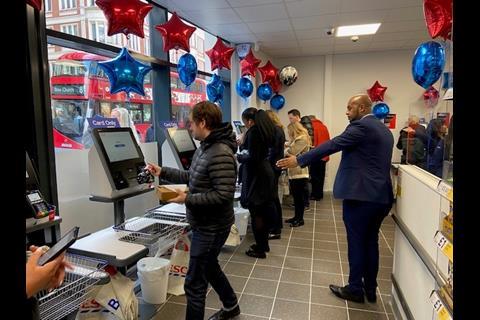 Tesco cashless store, High Holborn